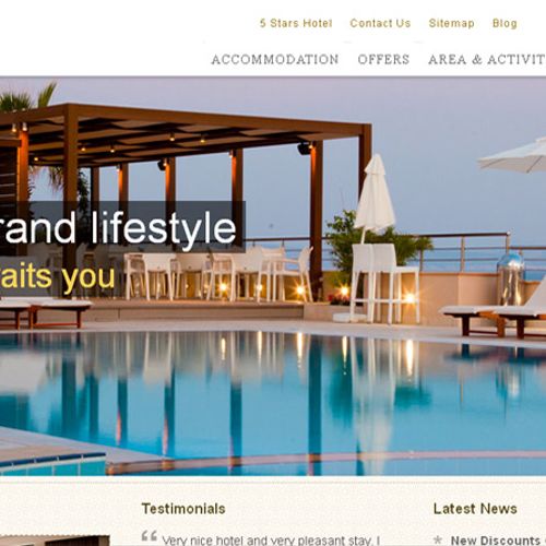 5 Starts Hotel - Hotel booking website