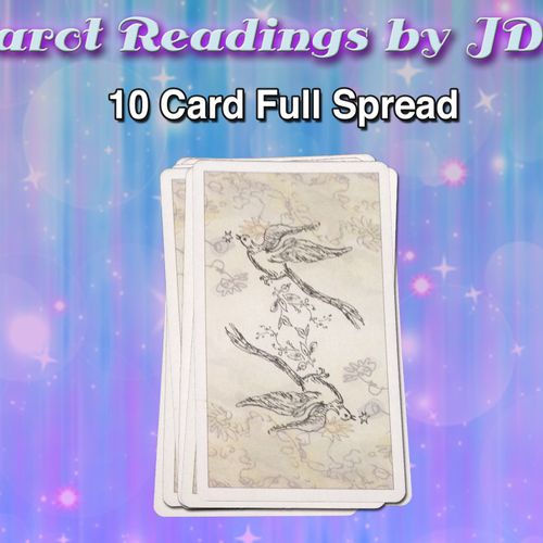 A full 10 card spread is based on your questions a