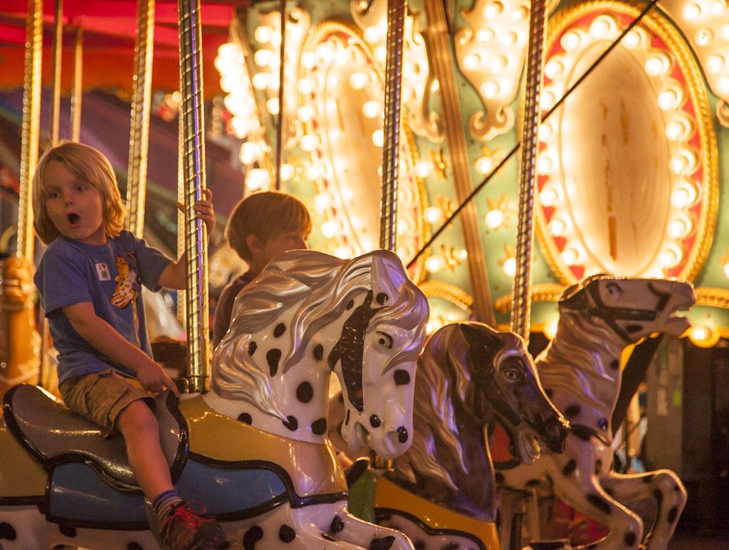 Child Candid Shot at Gwinnett Fair