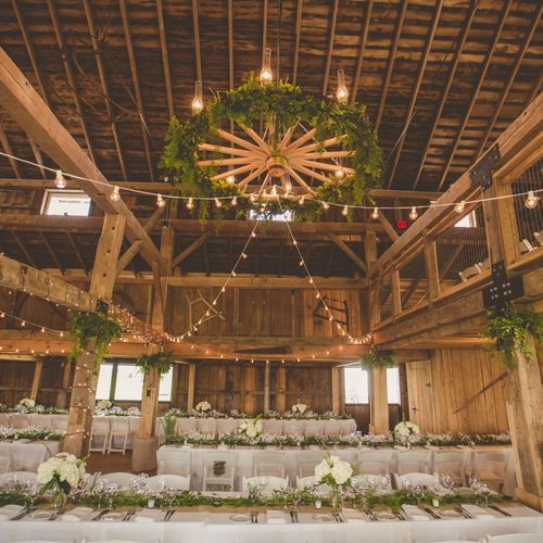 We loved decorating this incredible barn venue @ho