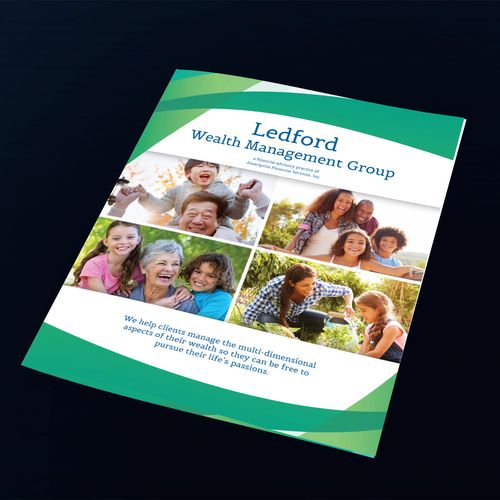 Bi-fold brochure design for Ledford Wealth Managem