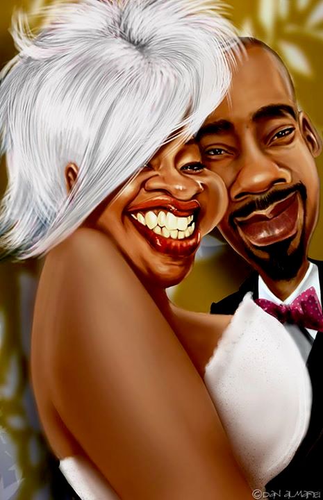 Wedding comission, digital by Dan Almariei