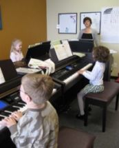 Students enjoy learning and sharing the joy of mus