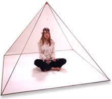 Come in and meditate under our pyramid. Harness th