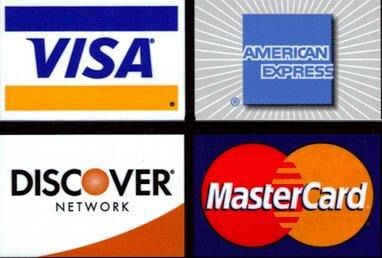 We accept all major credit cards