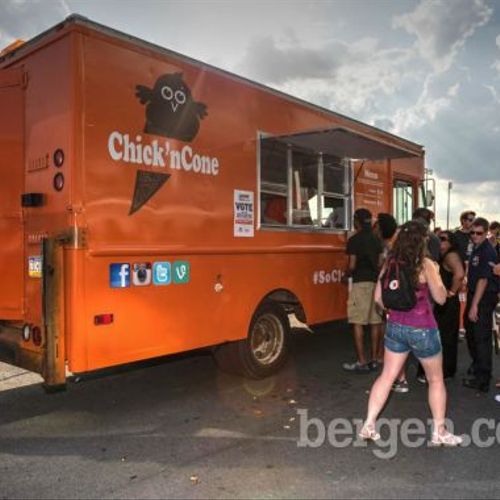 The Chick'nCone truck at the Jersey Fest Mashup in