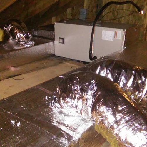 Attic duct work system