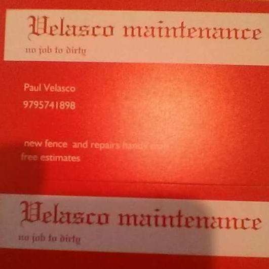 Velasco Maintenance