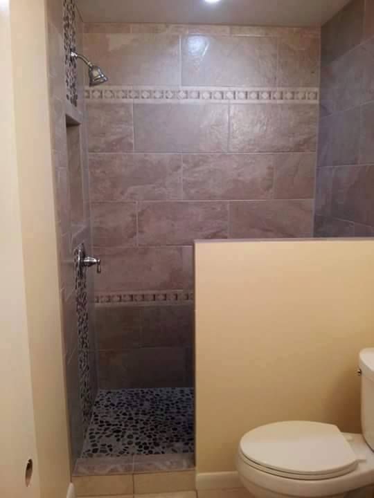 Shower stall make over.