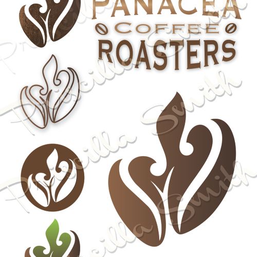 Logo design for Panacea Coffee Roasters & its diff