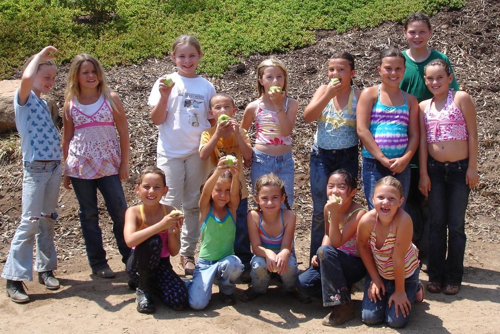 Kids in a summer camp