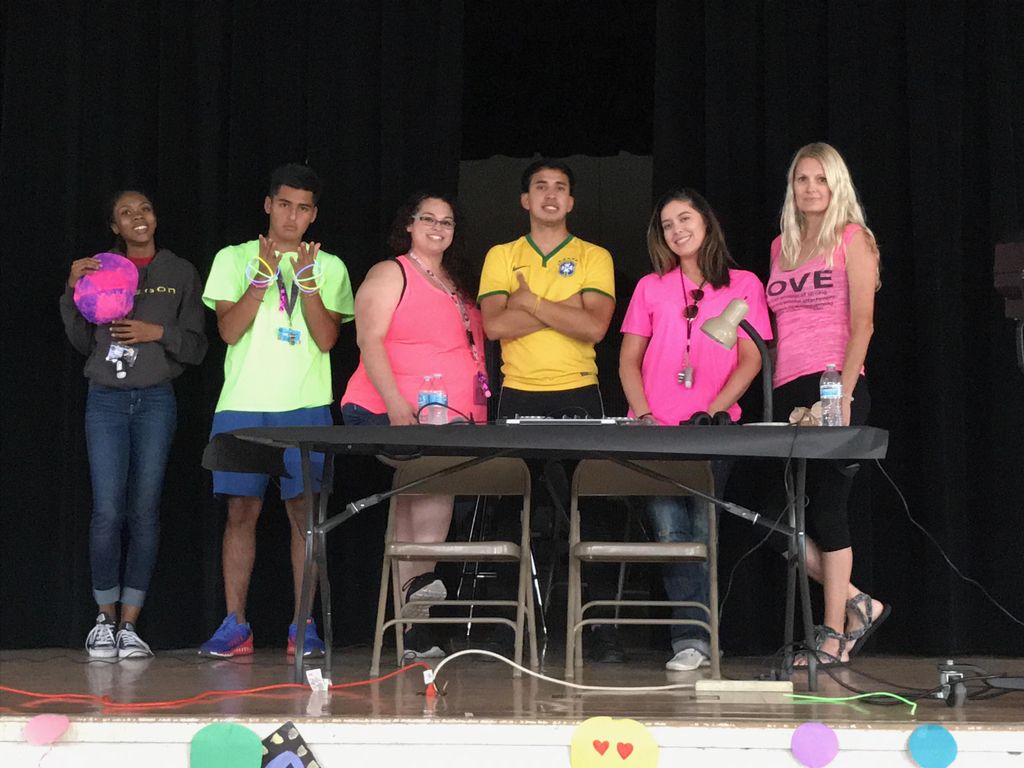 Showing love to the Middle School staff :)