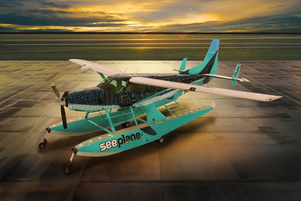Cessna 208 Shark Caravan on ramp