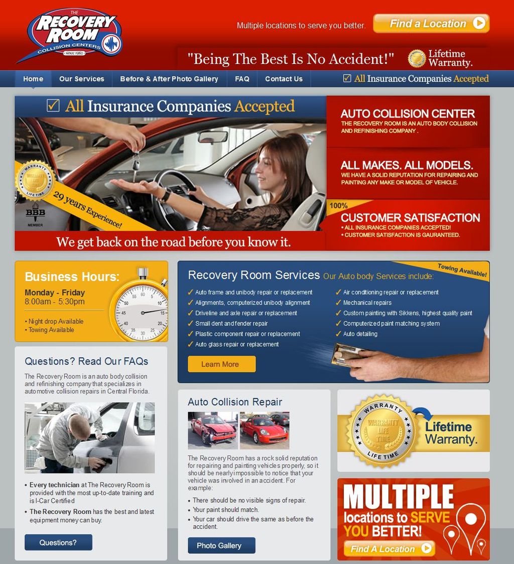 Auto Repair Website