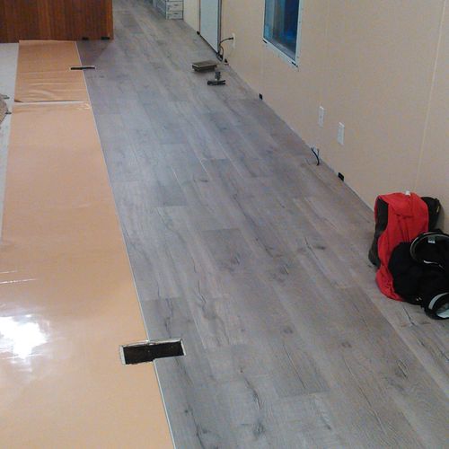 Laminate floor installations, all applications.