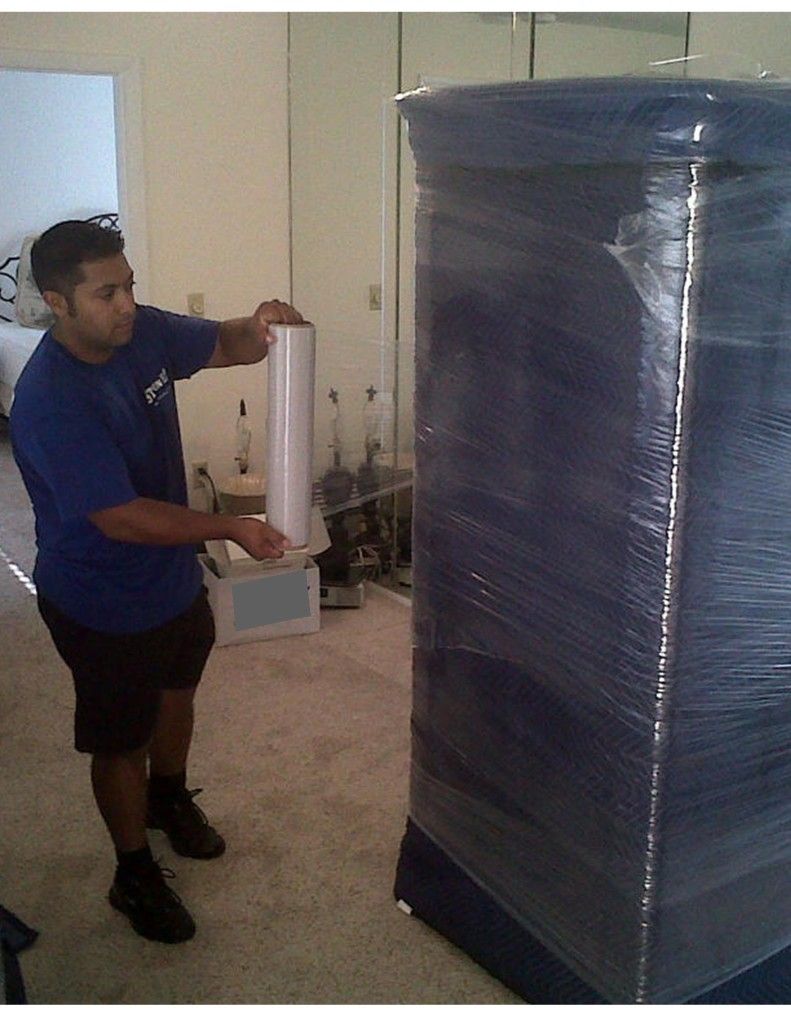 Pad / Shrink Wrap furniture.