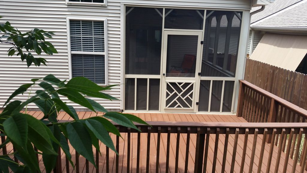 Screened-in Porch Addition and Deck Refinishing