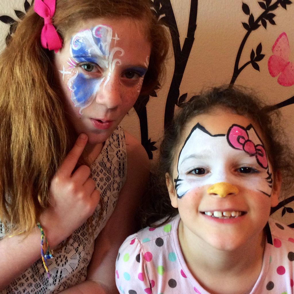 Firework Face Painting