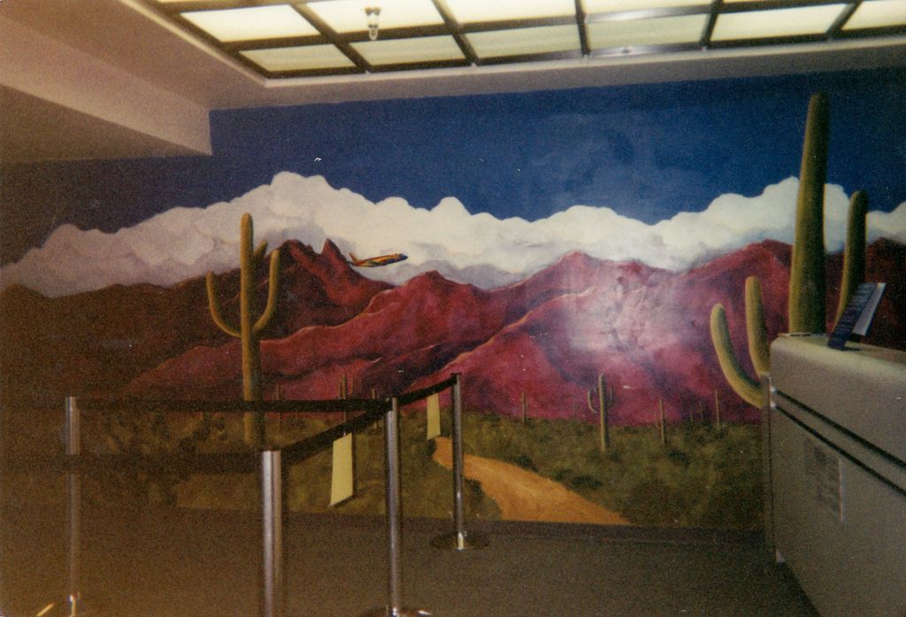 SW Airlines Mural