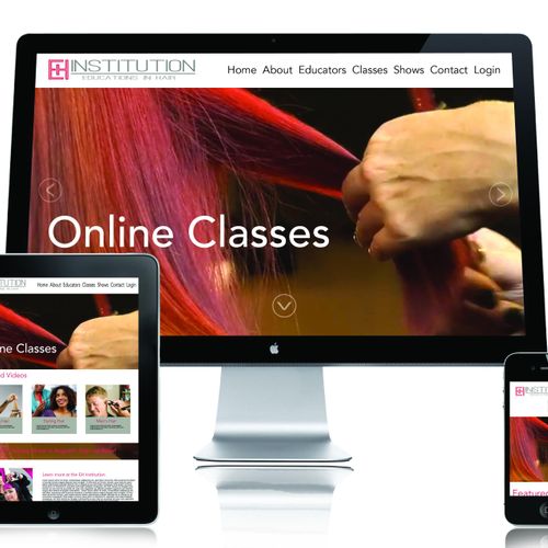 Educations in Hair Website