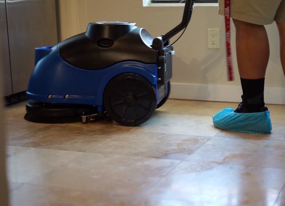 Tile and grout cleaning by Maid Masters