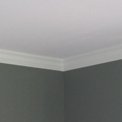 Crown molding installed
