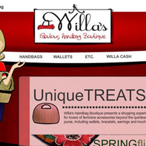 Wiila's website, logo, illustrations - High class,