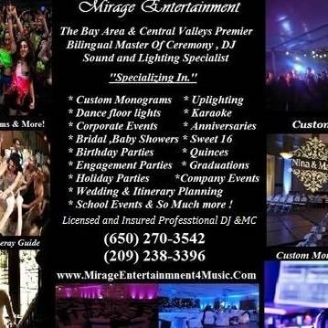 Mirage Entertainment Licensed & Insured DJ& MC ...