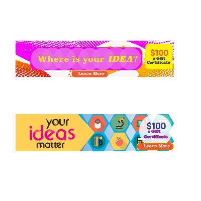 Web Banner for the websites, this piece is designe