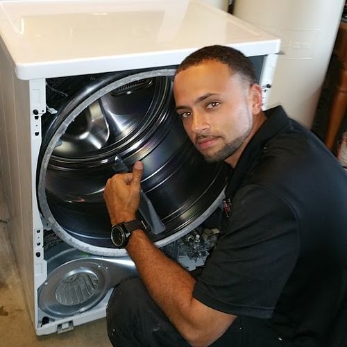 Working on a LG Dryer making noise