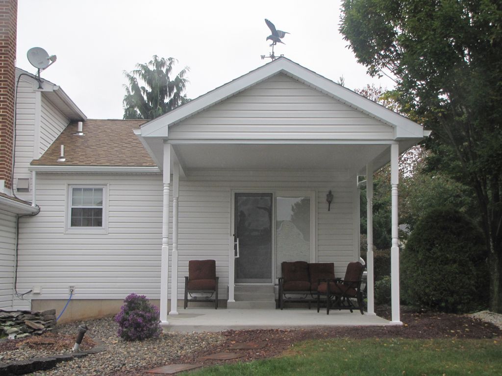 Porch addition in Bethlehem, PA.