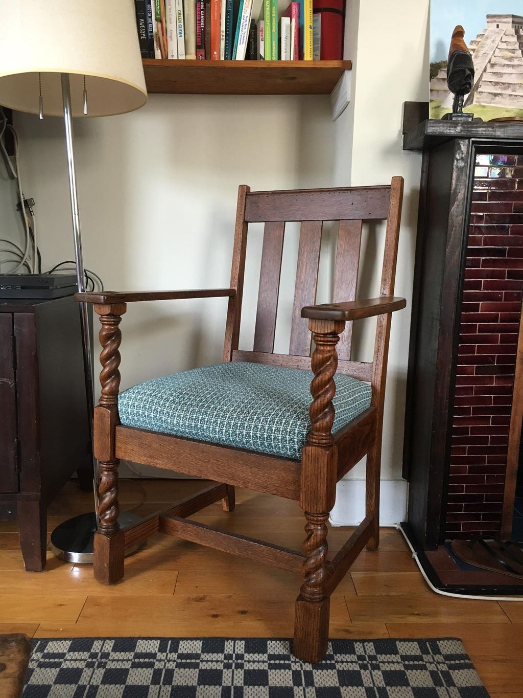 A refinishing and reupholstery project that brough