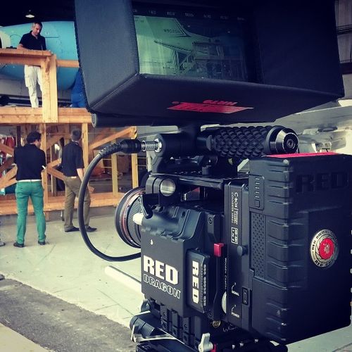 Working with the RED on a commercial in Austin TX.