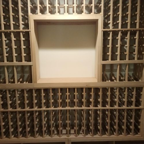 Wine room installation