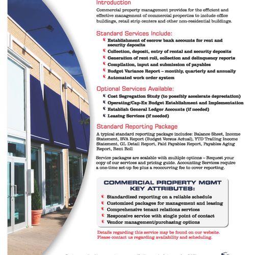 Commercial Property Management Page 1