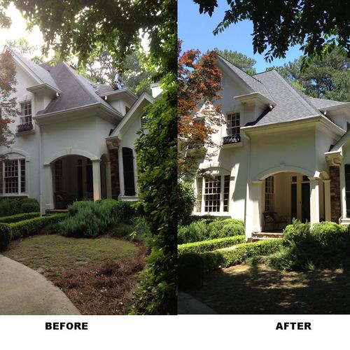 Before and After of Roof.