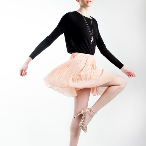 A ballet-inspired look from a recent shoot.