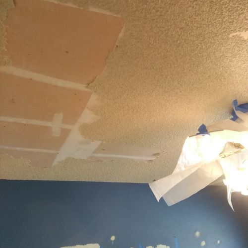 popcorn ceiling removal