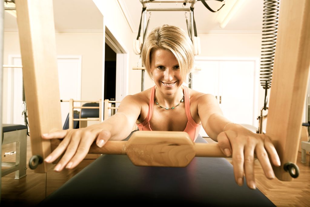 Pilates Training on Cadillac