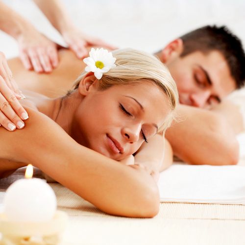 Pampering Couples Massage.