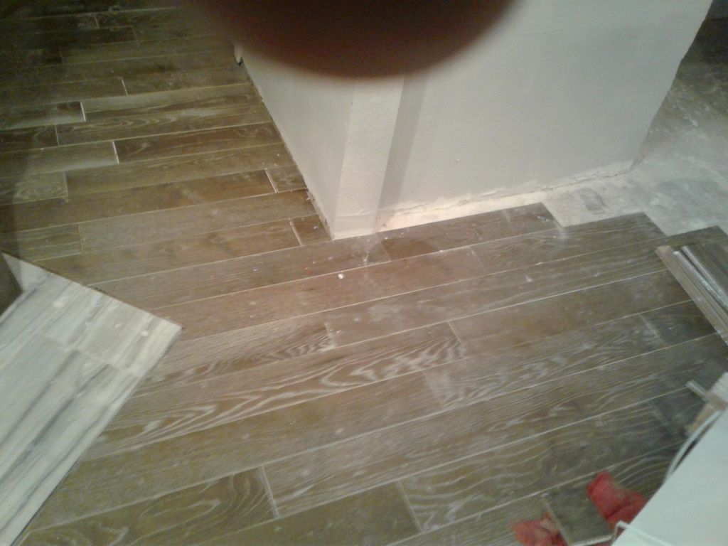 engineered wood to fireplace prior to installation