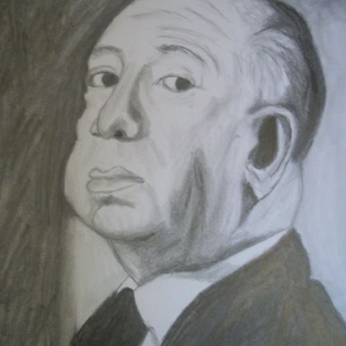 Portrait of Alfred Hitchcock