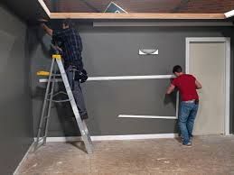 painting and adding shelves.