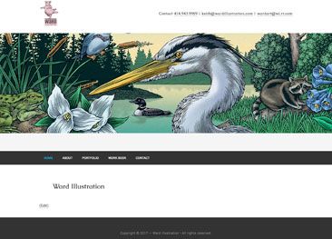 Ward Illustration website