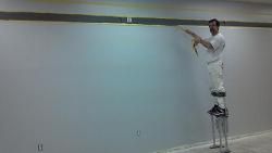 This was a gym in Woodbury, we paint all the walls