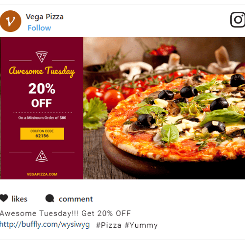 Instagram Post for Restaurant