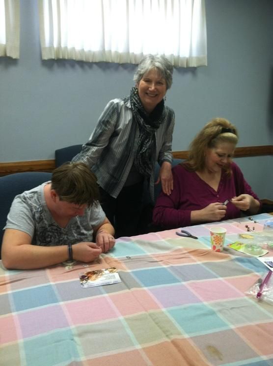 Group jewelry making class ~ I bring all the suppl