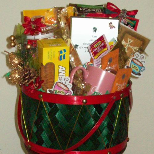 Holiday extravaganza basket full of sweet treats a
