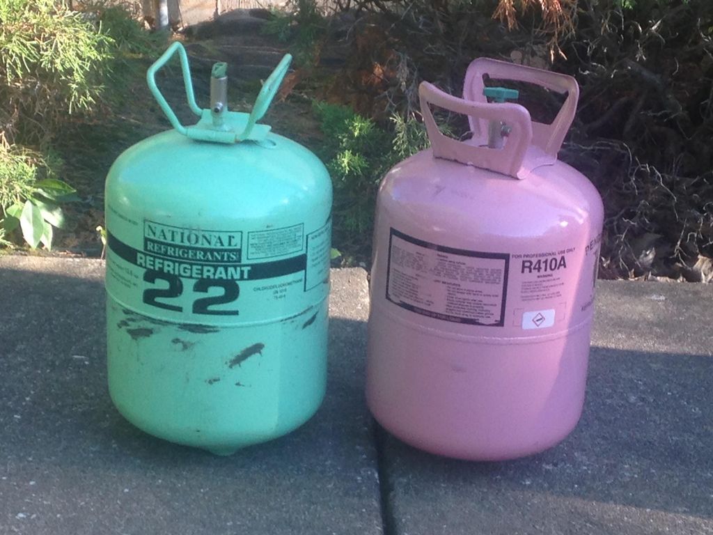 We offer both R22 & R410a