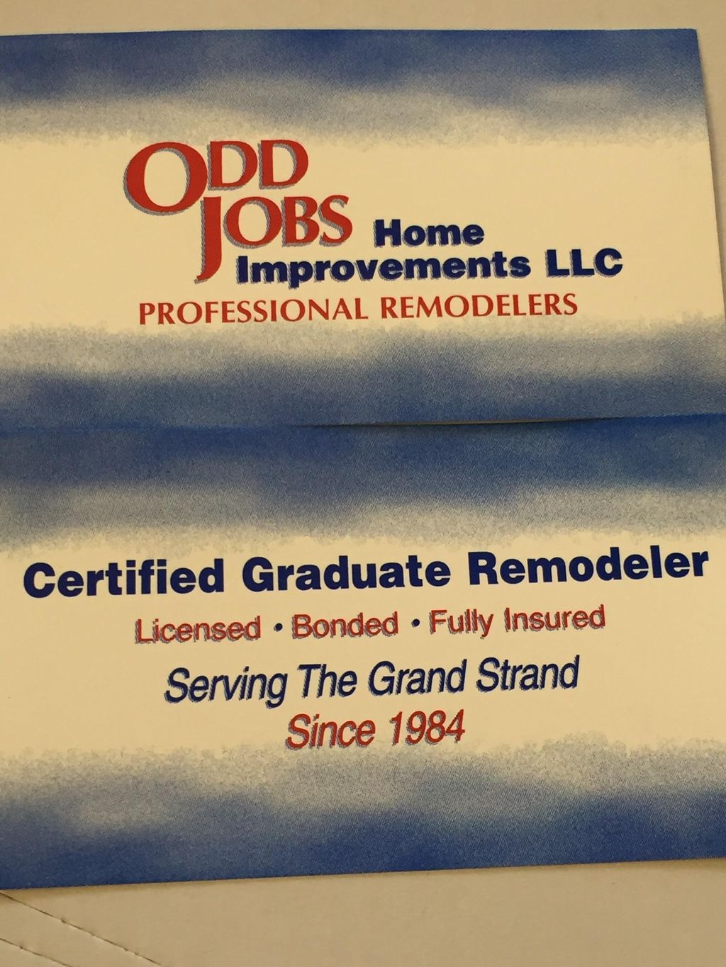 Odd Jobs Home Improvements LLC